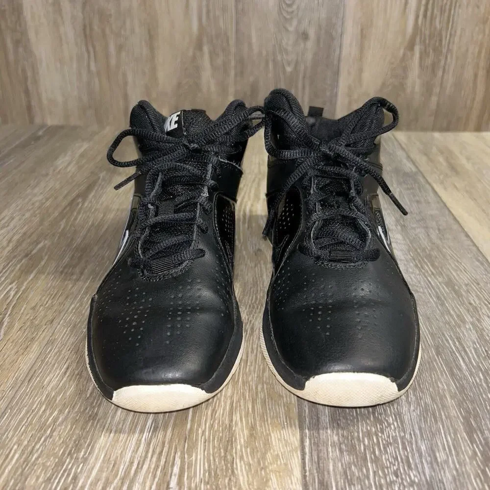 Nike Team Hustle D6 599188-001 Black Youth US Size 3Y Basketball Sneaker Shoes